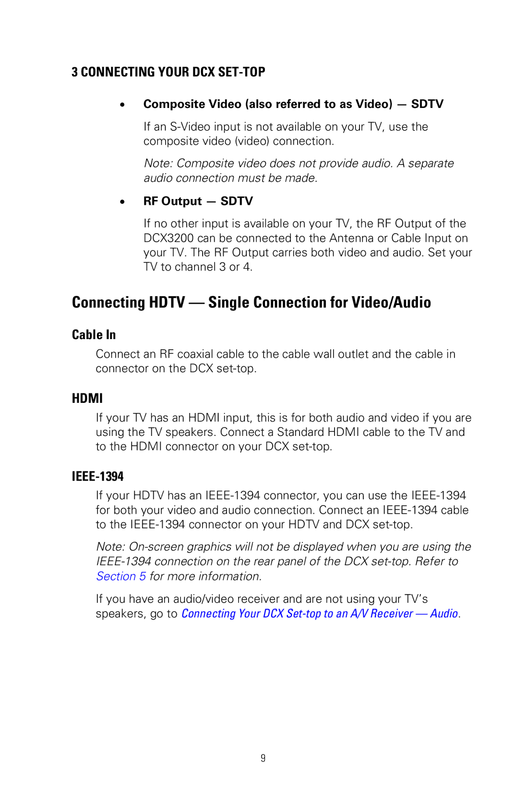 Nikon DCX3200 manual Connecting Hdtv Single Connection for Video/Audio, Hdmi 