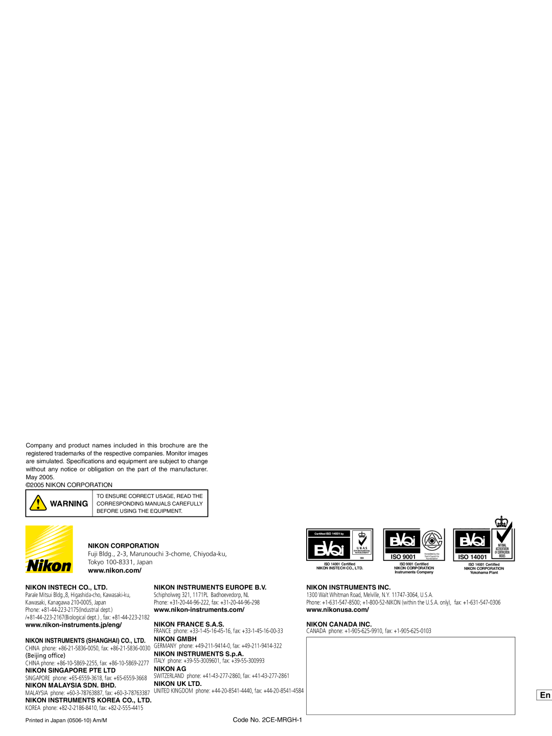 Nikon Digital Camera System manual Nikon Instruments S.p.A, Iso 