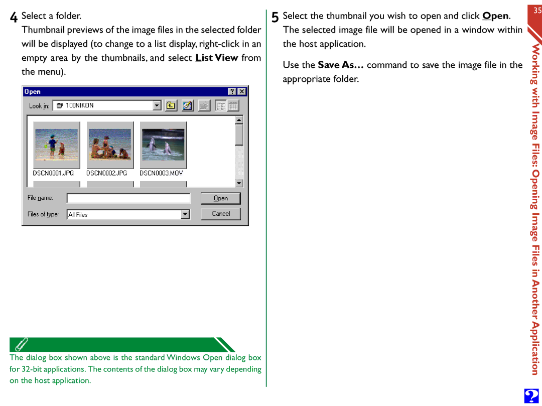 Nikon Digital Cameras manual Working with 