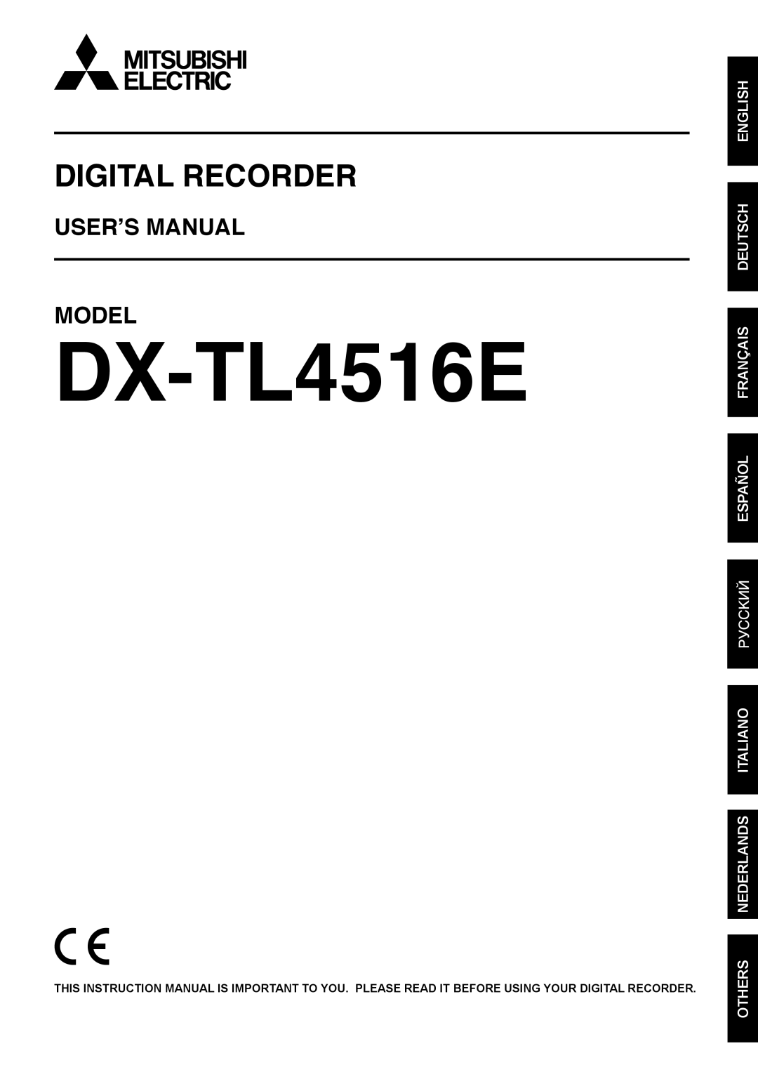 Nikon DX-TL4516E instruction manual 