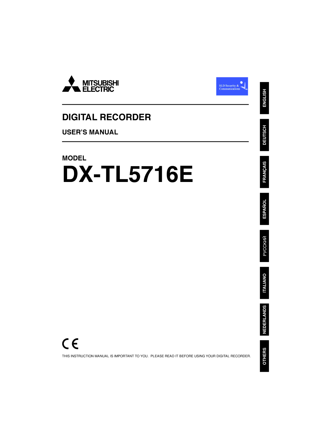 Nikon DX-TL5716E user manual 