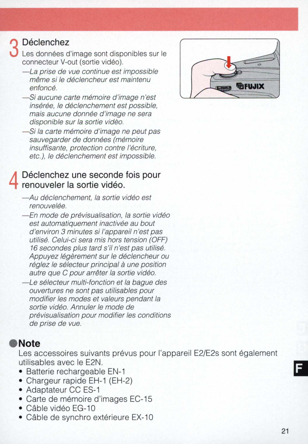 Nikon E2, E 2 s instruction manual Declenchez, Iix 