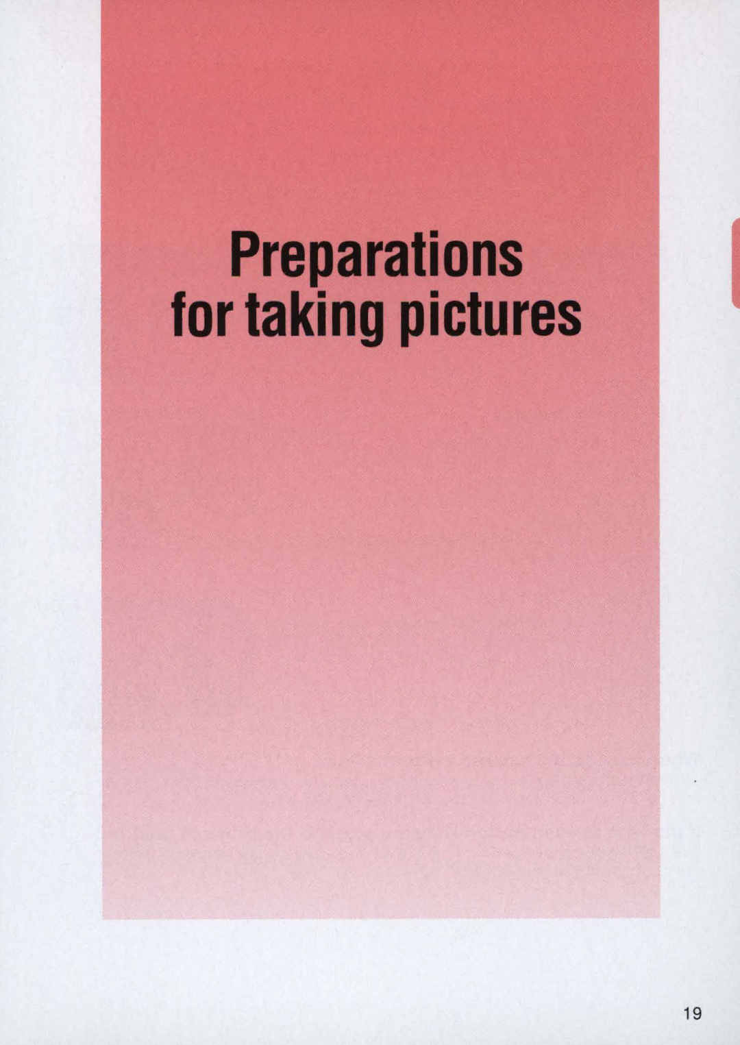 Nikon E2 instruction manual Preparations For taking pictures 