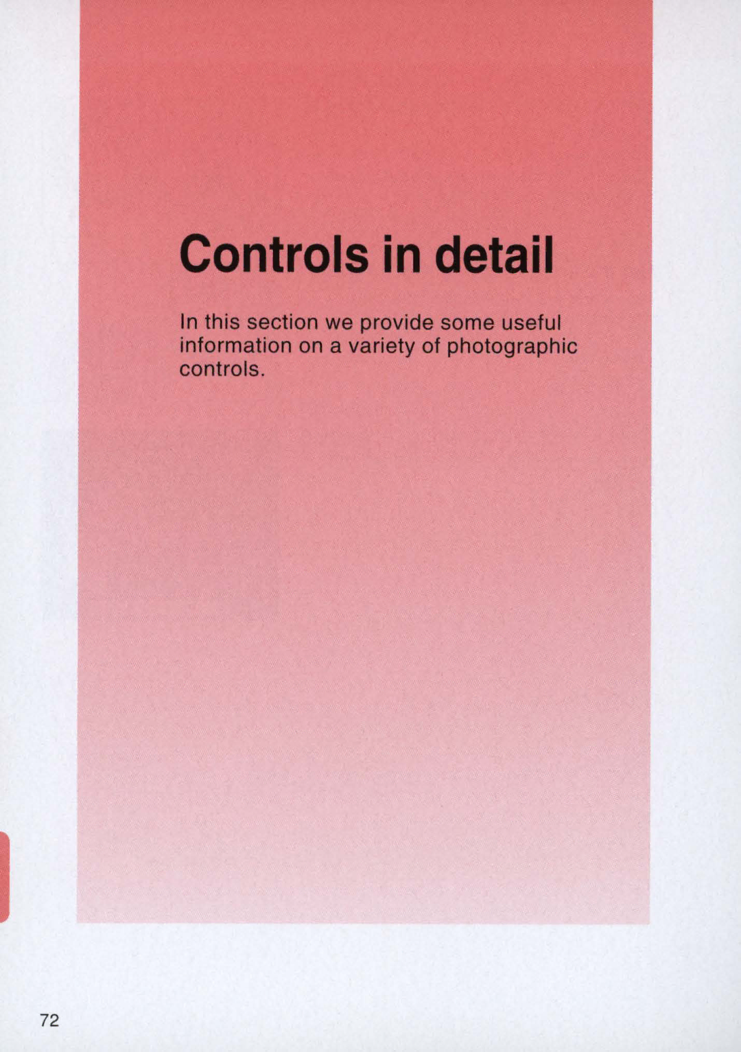 Nikon E2 instruction manual Controls in detail 