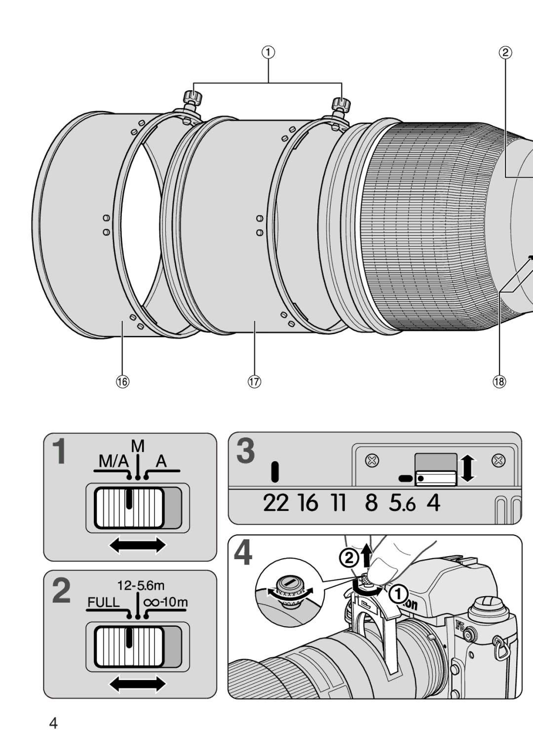 Nikon ED 600MM instruction manual 