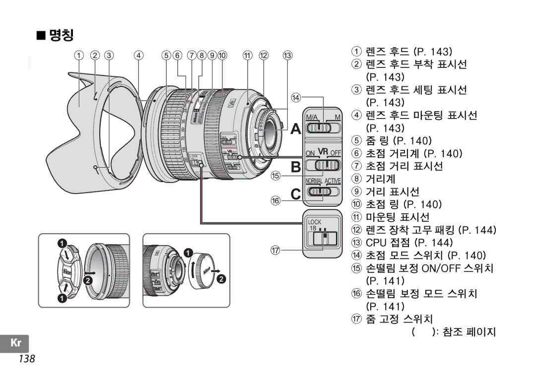 Nikon f/3.5-5.6G ED VR, 2192B user manual 138 