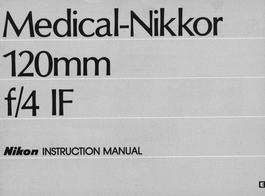 Nikon F/41F instruction manual 