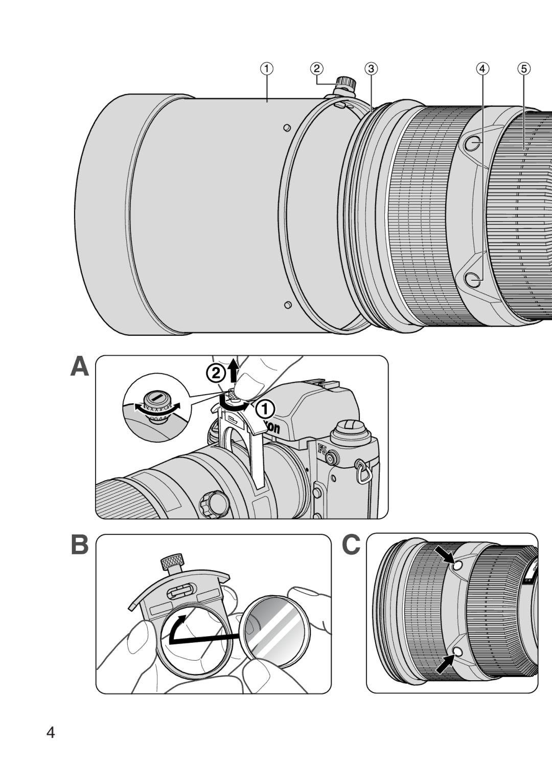 Nikon f/4G IF instruction manual 