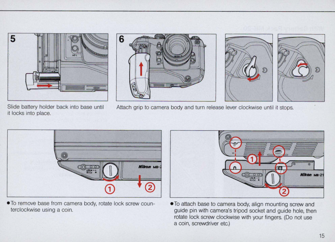 Nikon F4 Body Only, F4S instruction manual 