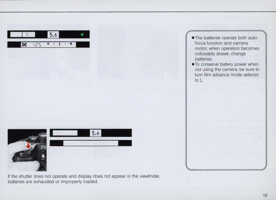 Nikon F4 Body Only, F4S instruction manual 