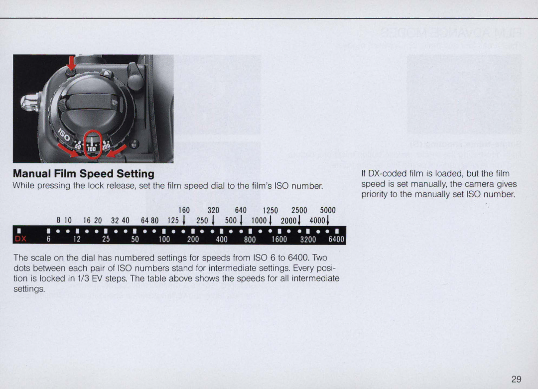 Nikon F4 Body Only, F4S instruction manual Manual Film Speed Setting 