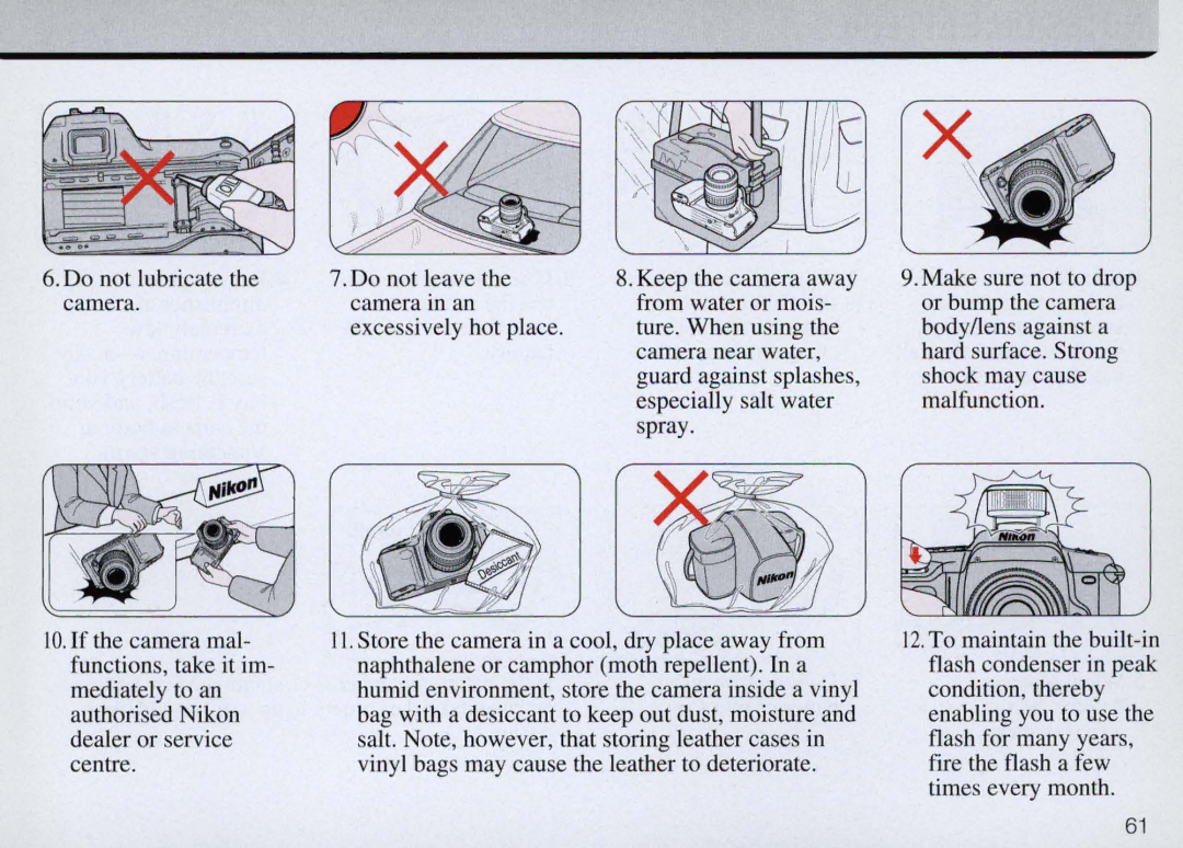 Nikon F50 instruction manual 