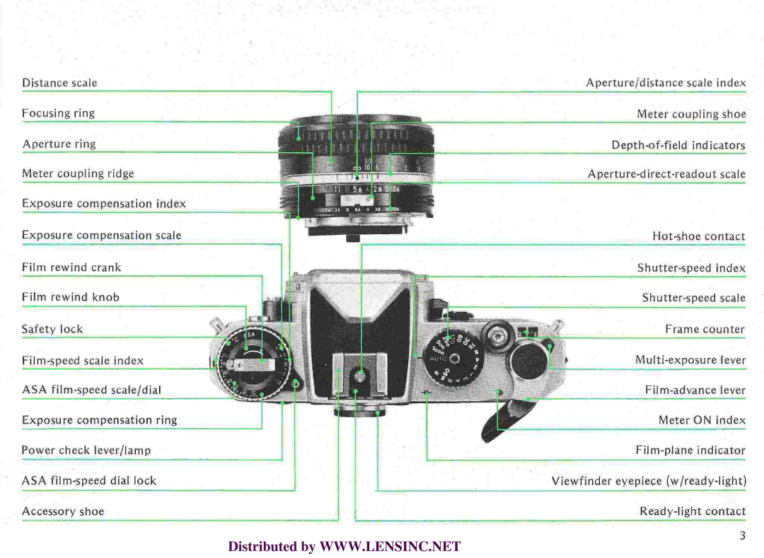 Nikon FE manual 