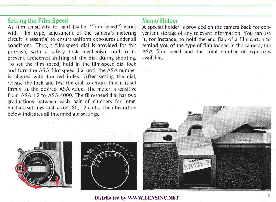 Nikon FE manual 