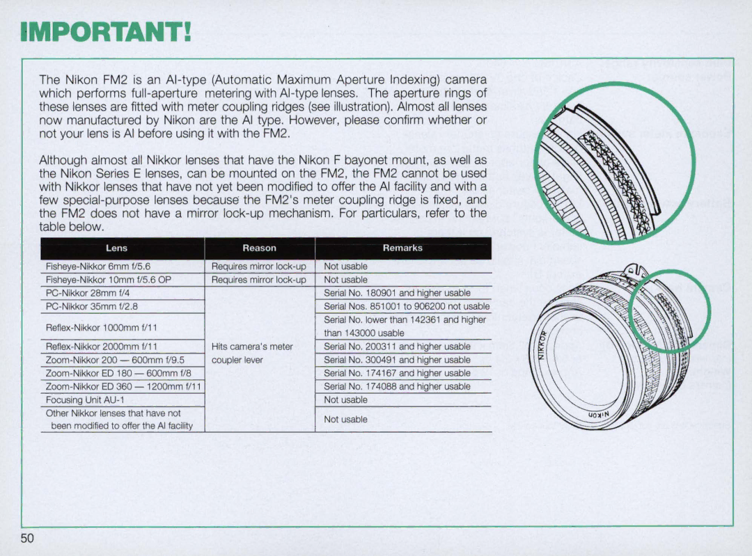 Nikon FM2 Body only, 1683 instruction manual Hits camerasmeter 