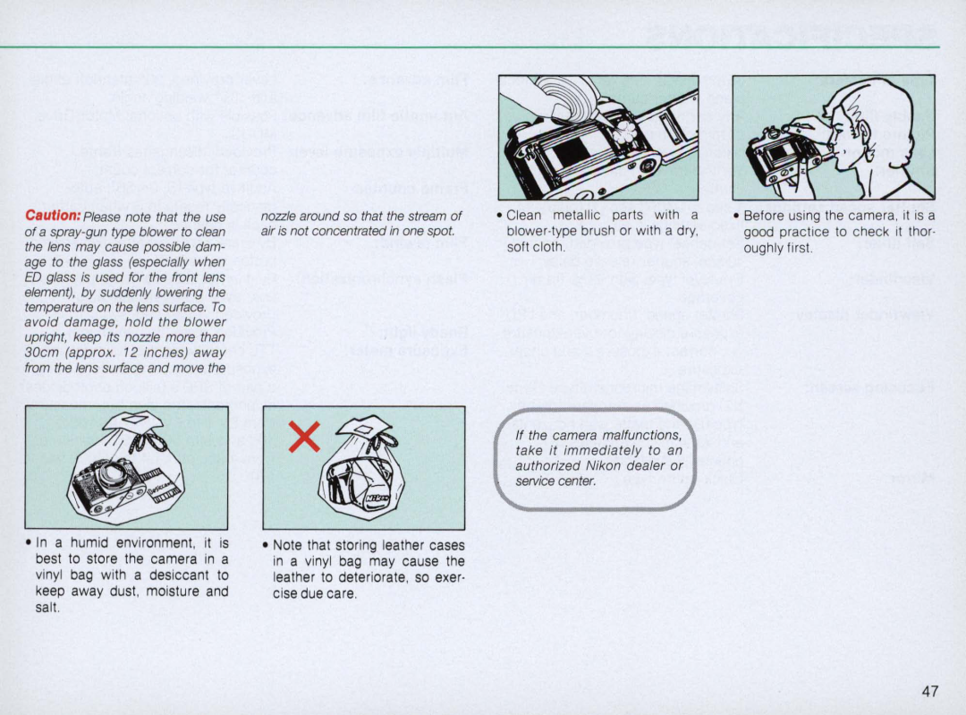 Nikon 1683, FM2 Body only instruction manual xap~ 