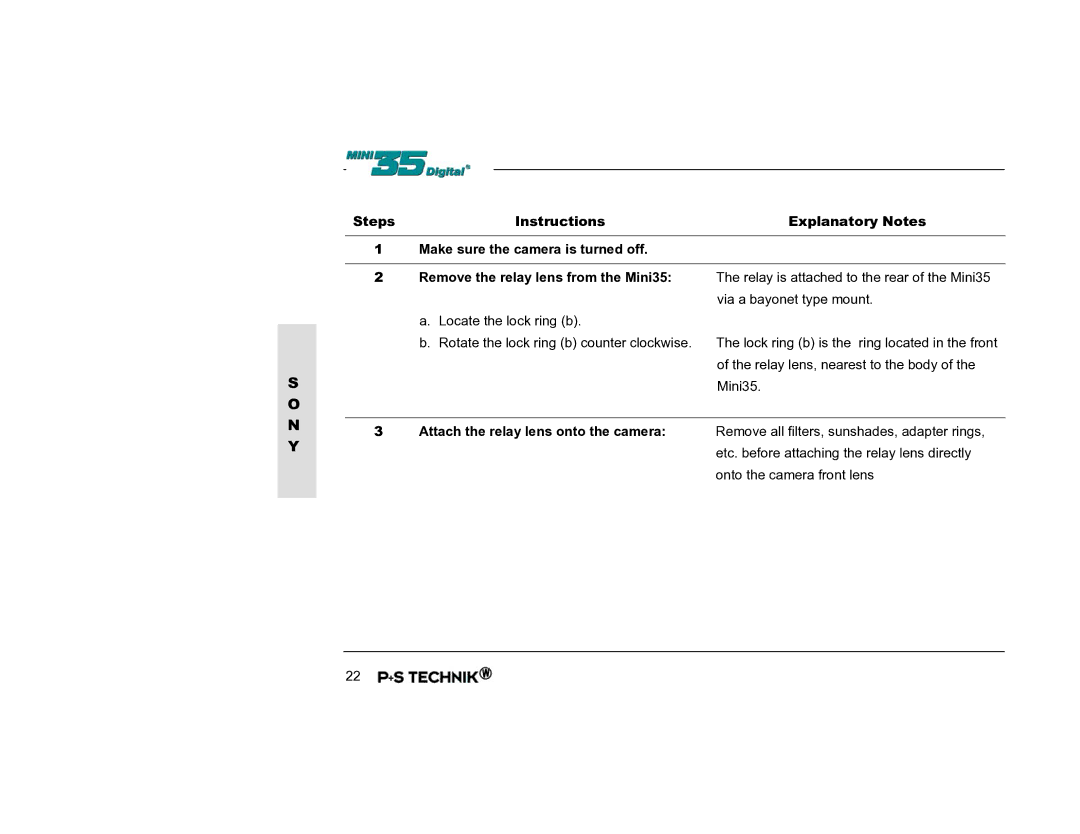 Nikon Image Converter user manual Remove all filters, sunshades, adapter rings 