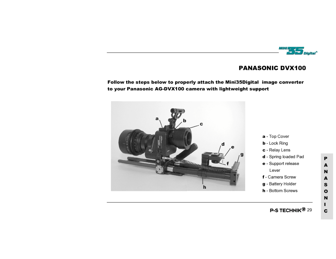 Nikon Image Converter user manual Panasonic DVX100 