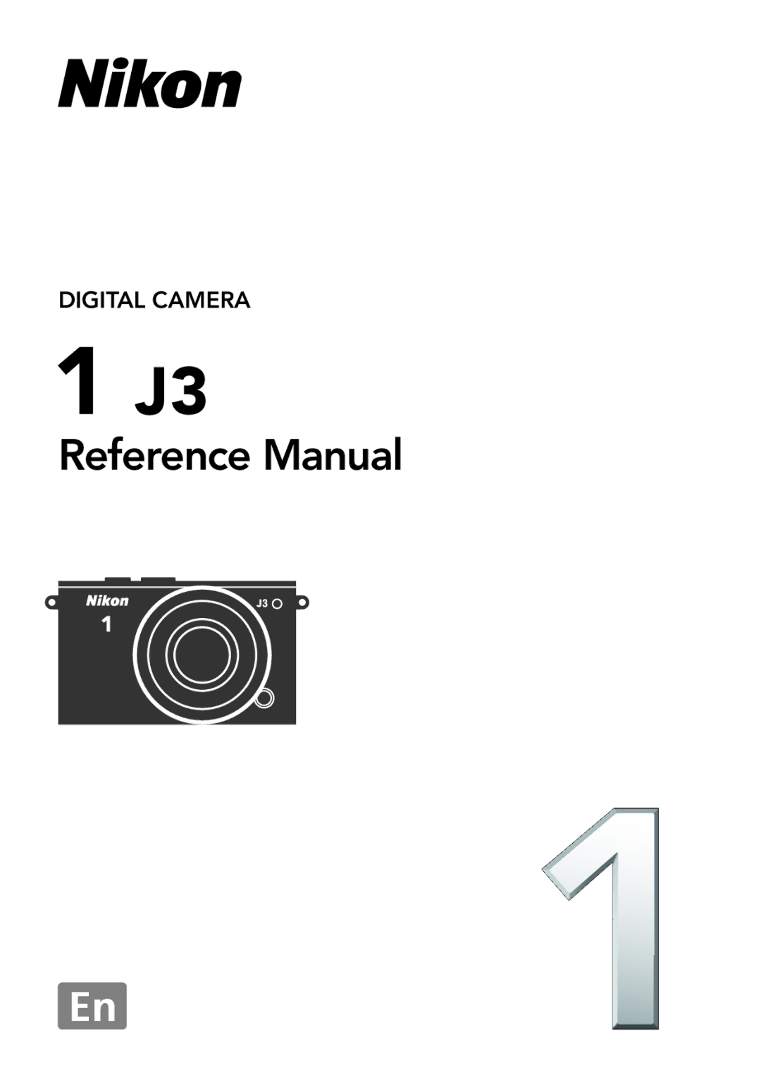 Nikon 27658, J3 White, 27649, 27638, 27637 manual Reference Manual 