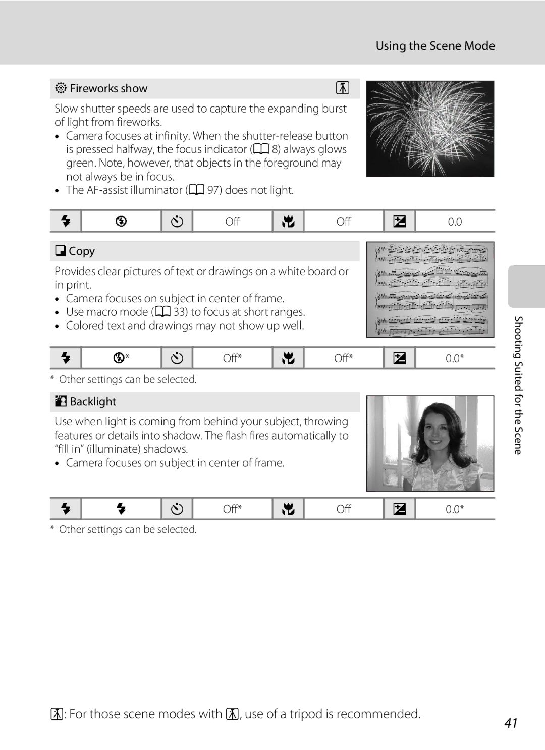 Nikon L21, COOLPIXL22R, COOLPIXL22BLK user manual MFireworks show 