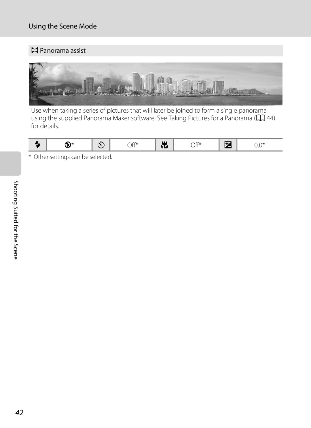 Nikon COOLPIXL22R, L21, COOLPIXL22BLK user manual Using the Scene Mode 