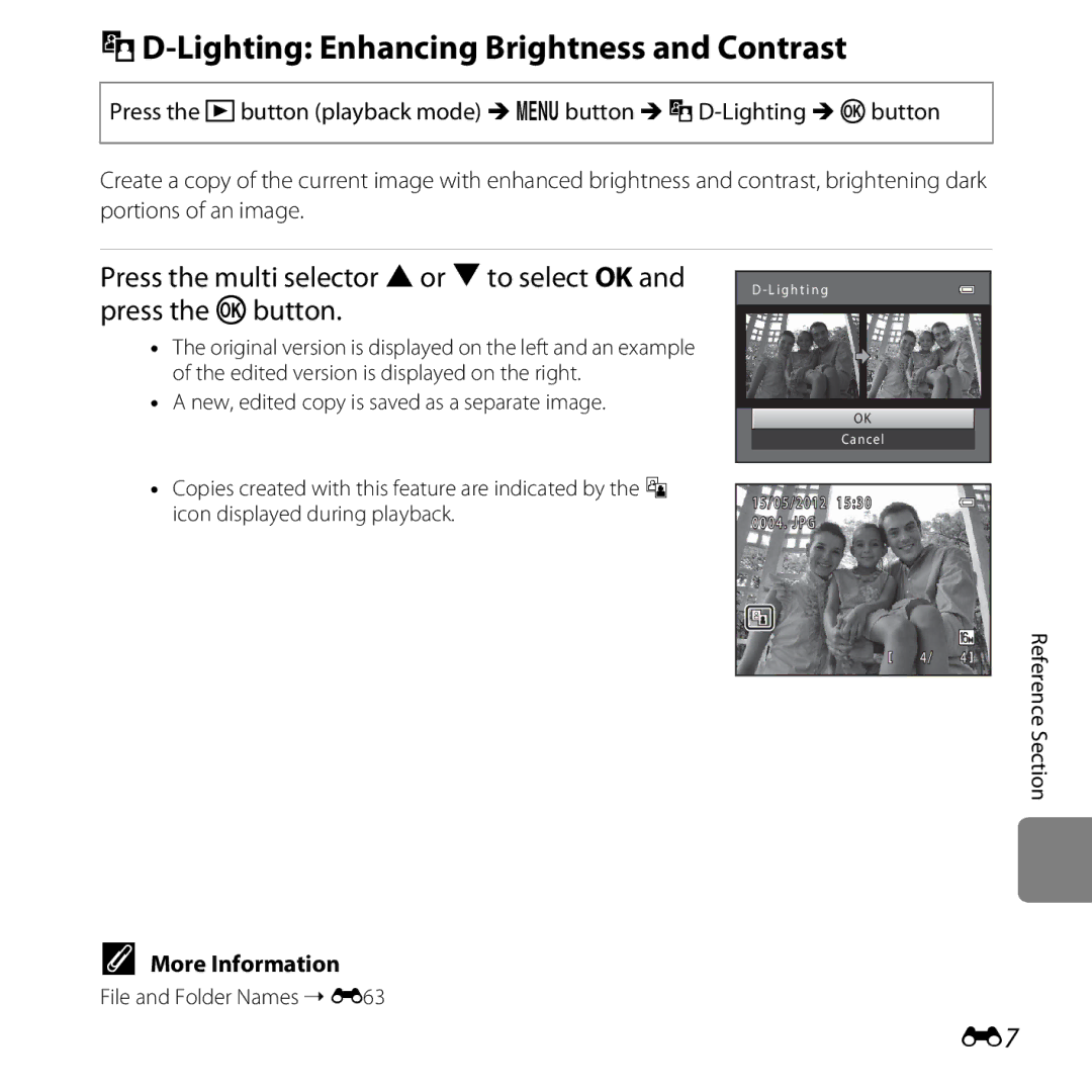 Nikon L25, COOLPIXL26SIL, COOLPIXL26RED, COOLPIXL26BLK ID-Lighting Enhancing Brightness and Contrast, More Information 