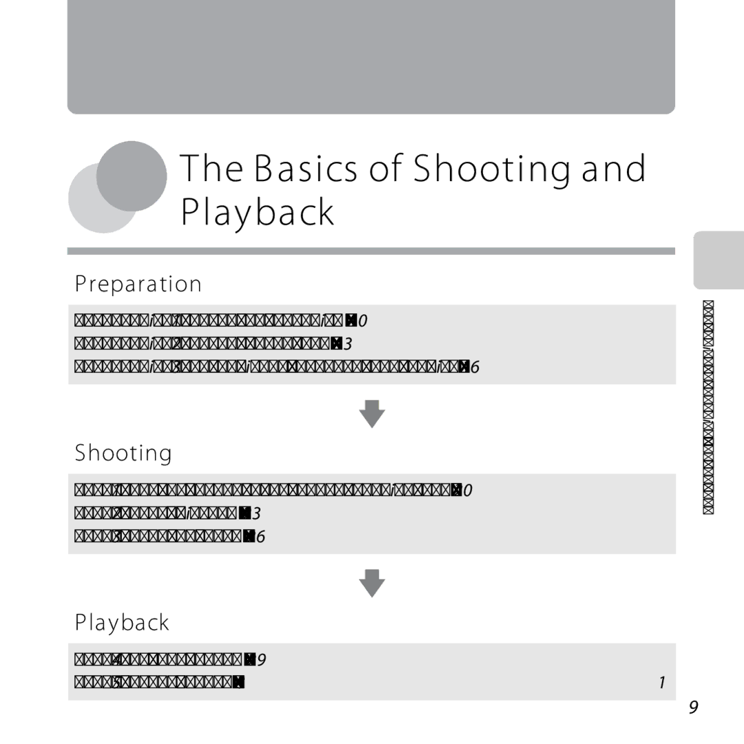 Nikon 26299, L25, L26 Preparation 3 Set the Display Language, Date, and Time, Turn the Camera On and Select Shooting Mode 