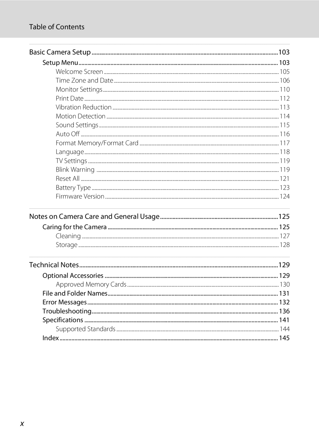 Nikon L310, 26331 user manual 103 