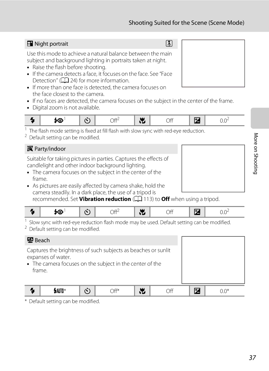 Nikon 26331, L310 user manual ENight portrait, Off2 