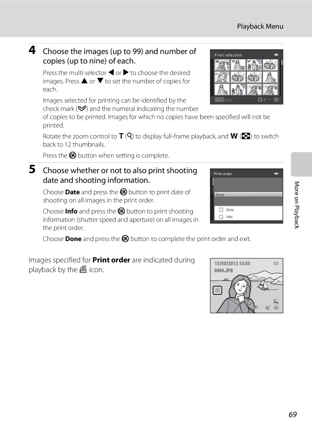 Nikon 26331, L310 user manual Choose the images up to 99 and number, Copies up to nine of each 