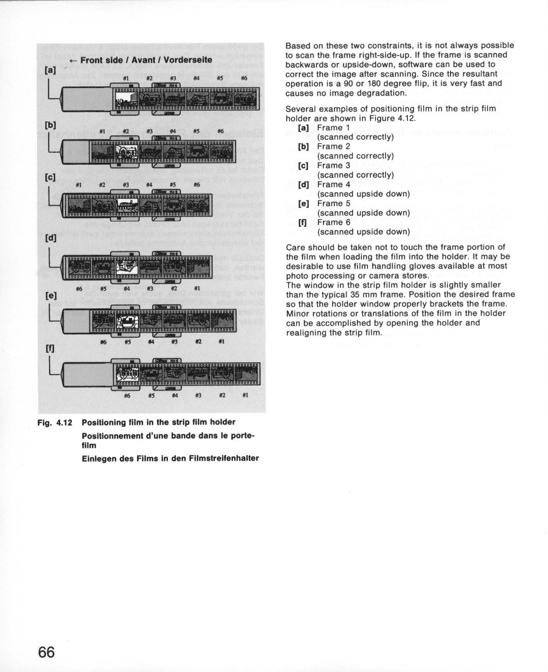 Nikon LS-10E instruction manual +- Front side I Avant I Vorderselte 