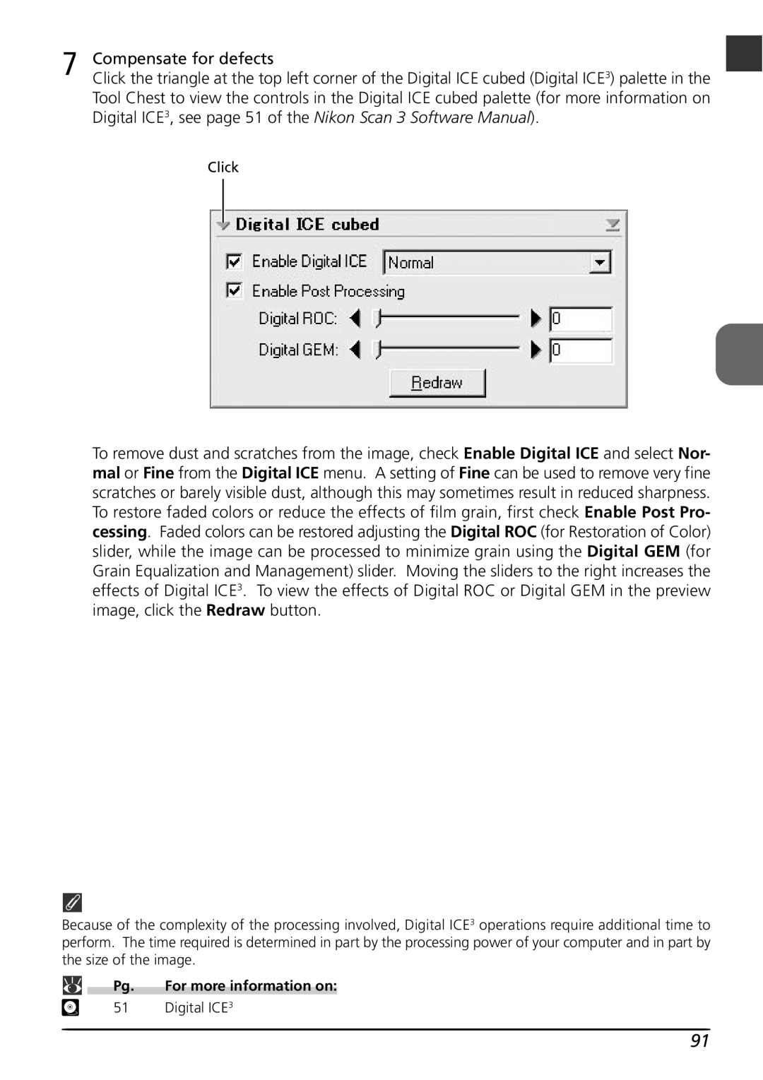 Nikon LS4000 user manual Digital ICE 