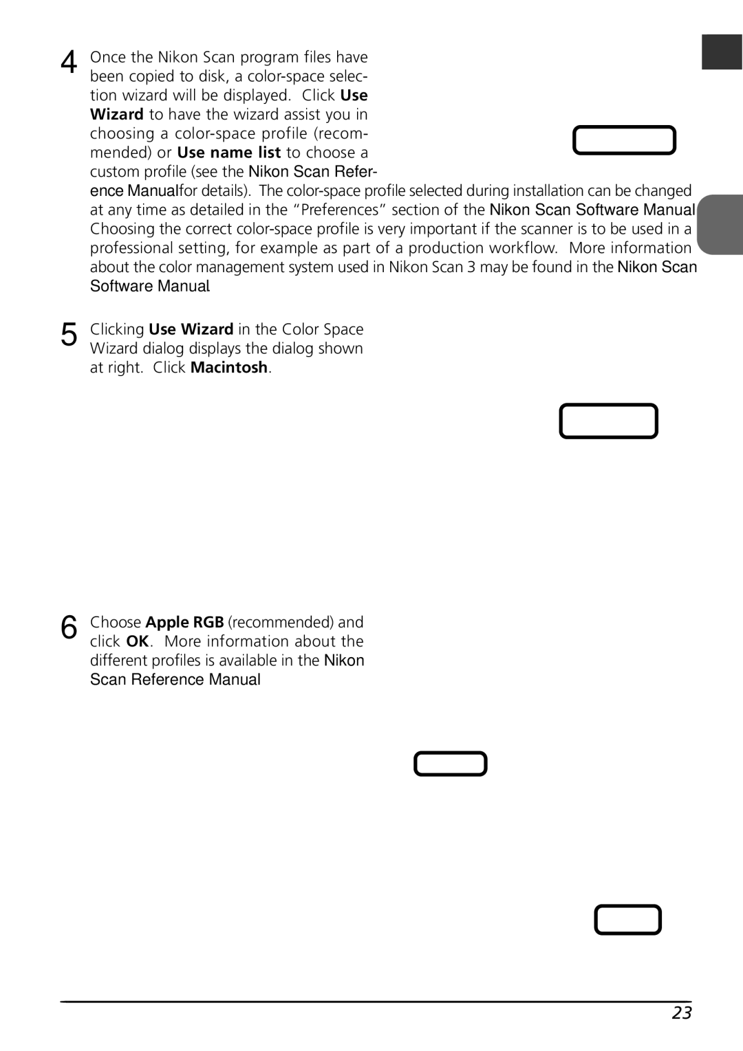 Nikon LS4000 user manual Software Manual, Click OK. More information about 