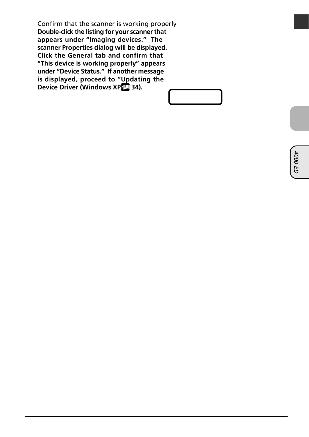 Nikon LS4000 user manual Confirm that the scanner is working properly, Double-click the listing for your scanner that 