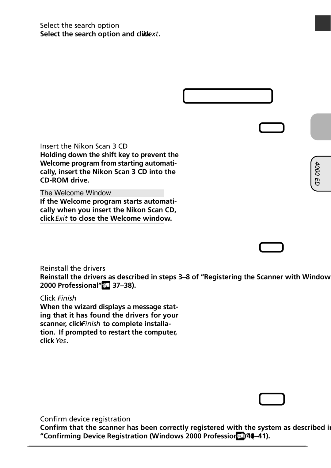 Nikon LS4000 user manual 4000 ED 