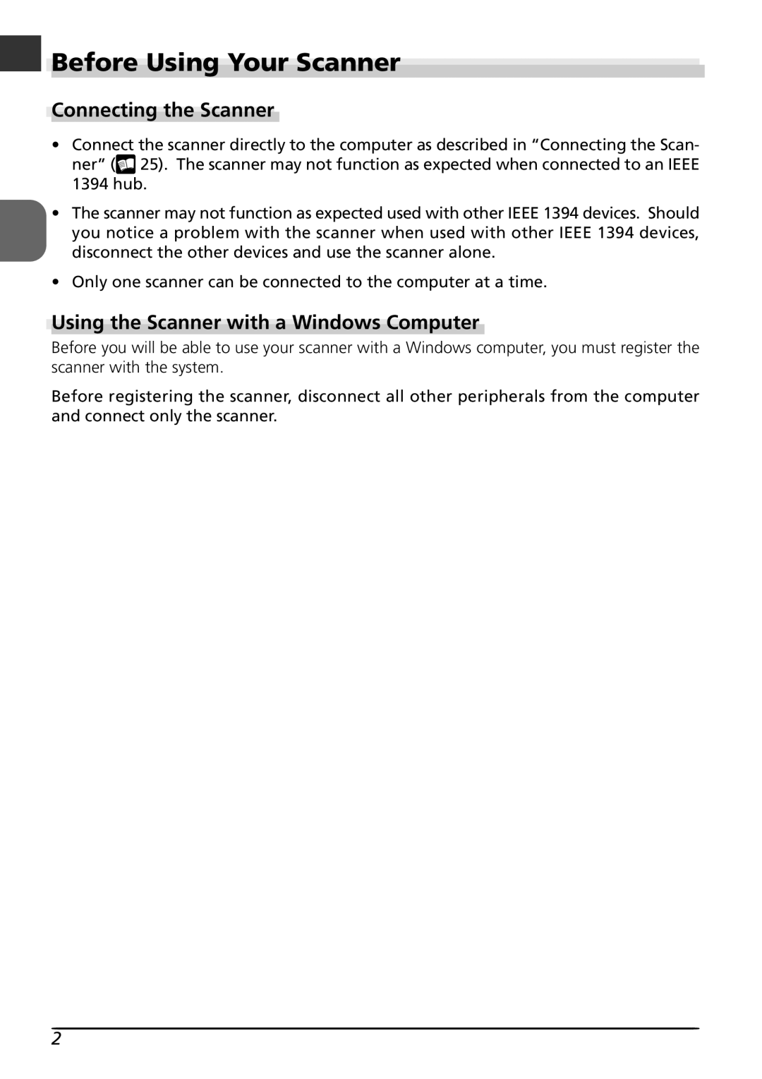 Nikon LS8000 user manual Before Using Your Scanner, Connecting the Scanner, Using the Scanner with a Windows Computer 