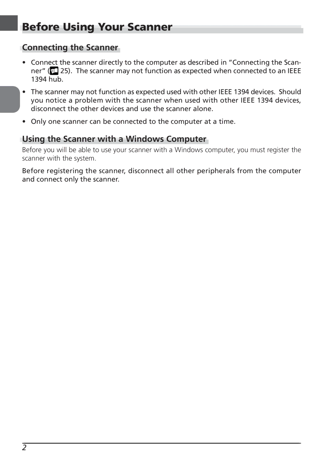 Nikon LS8000 user manual Before Using Your Scanner, Connecting the Scanner, Using the Scanner with a Windows Computer 