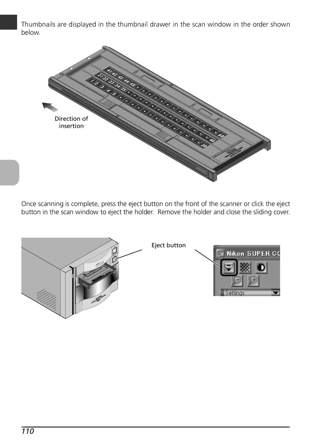 Nikon LS8000 user manual 110 