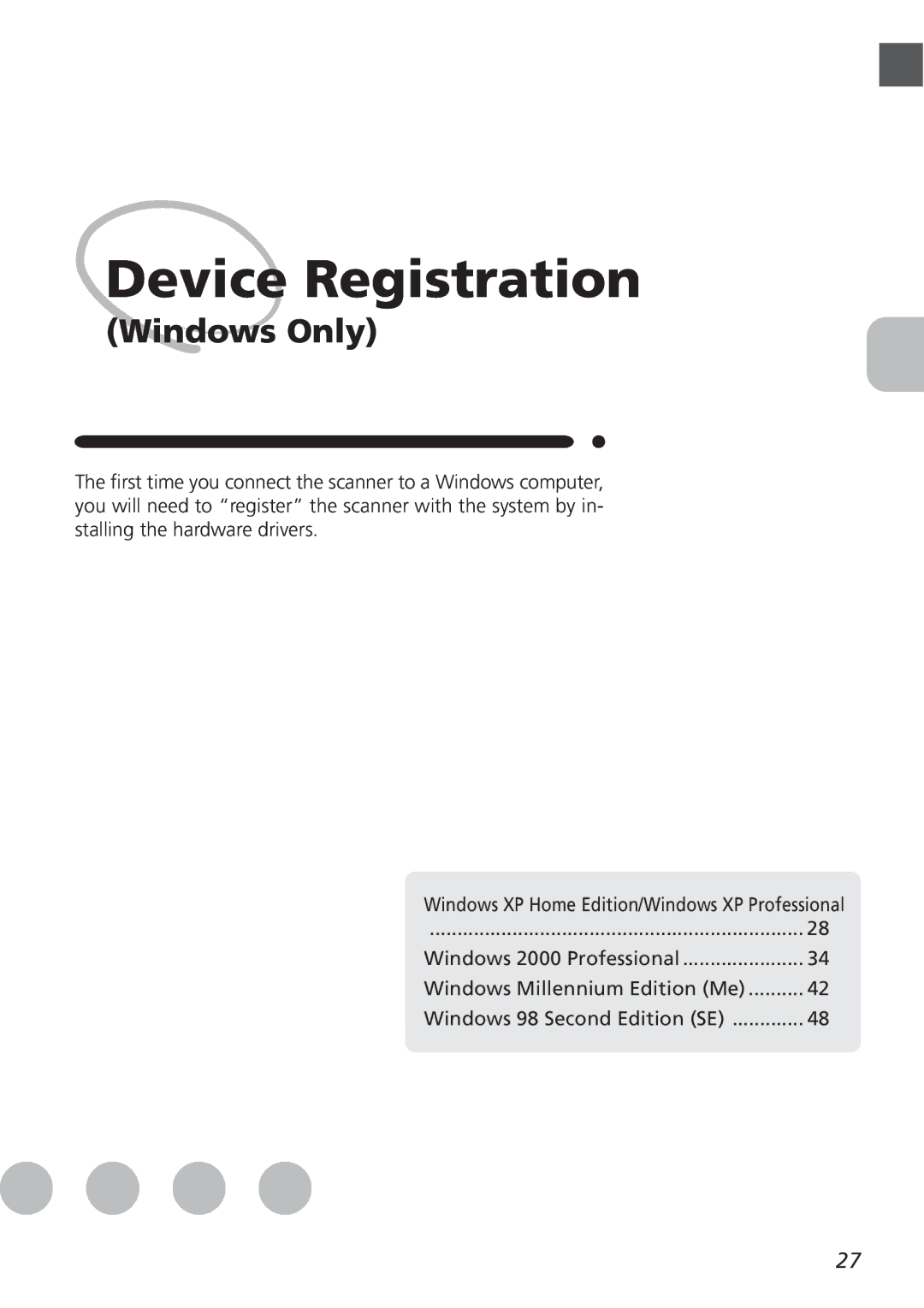 Nikon LS8000 user manual Device Registration 