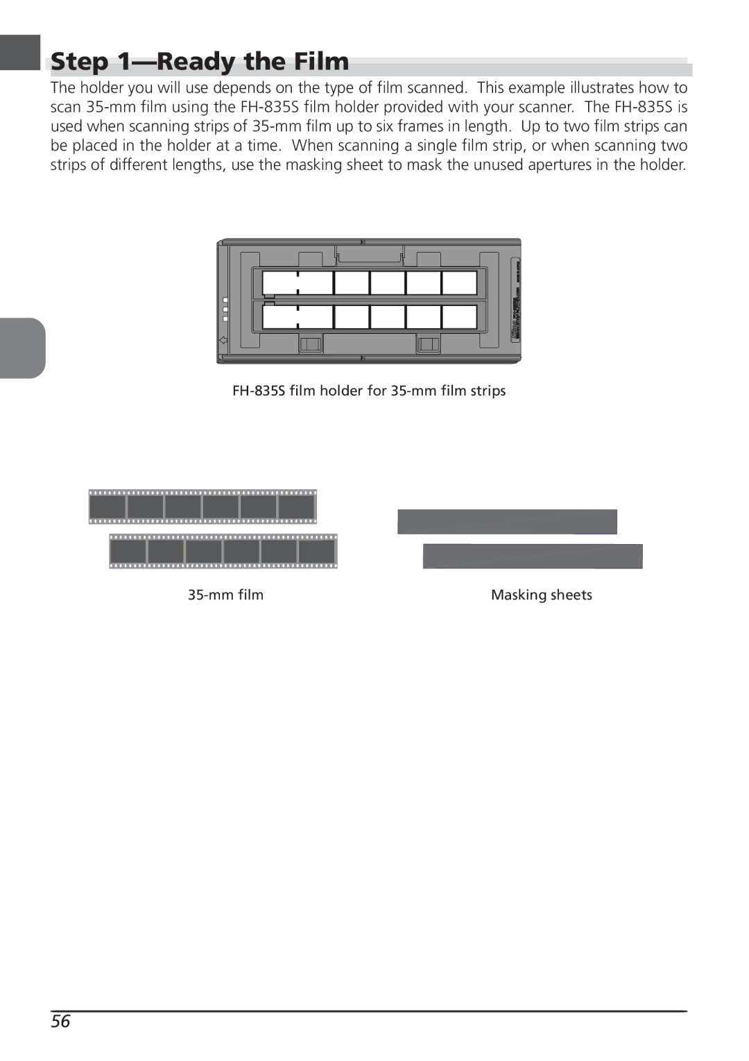 Nikon LS8000 user manual Ready the Film 