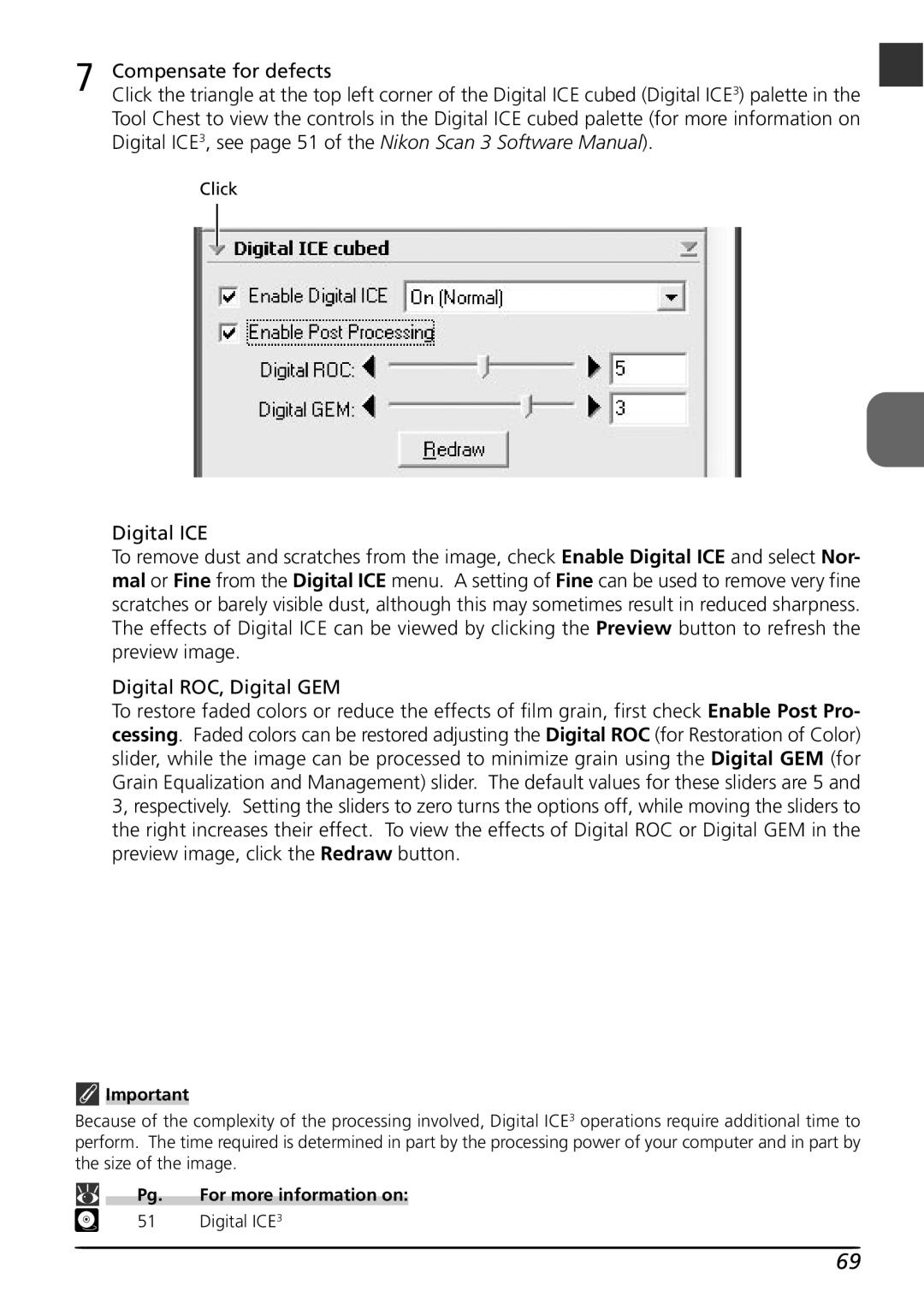 Nikon LS8000 user manual Click 