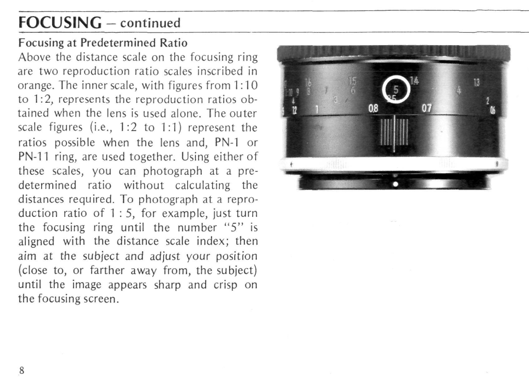 Nikon Micro-Nikkor 105mm f/4 instruction manual 