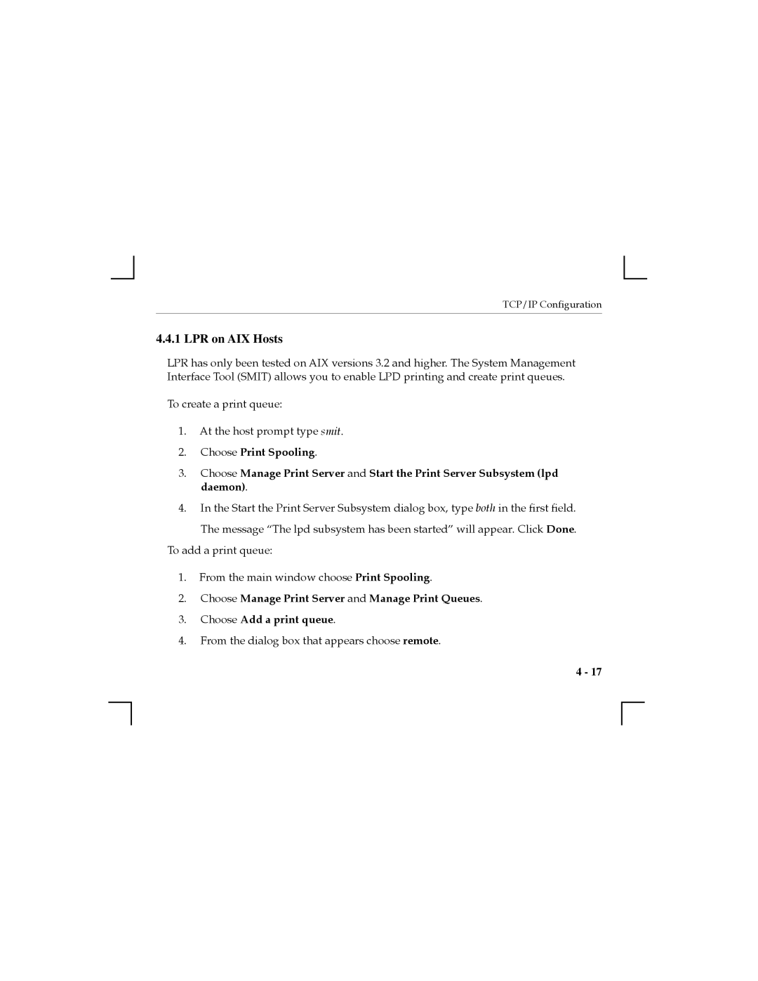 Nikon MPS1-2, MPS1-T, MPS100 manual LPR on AIX Hosts 