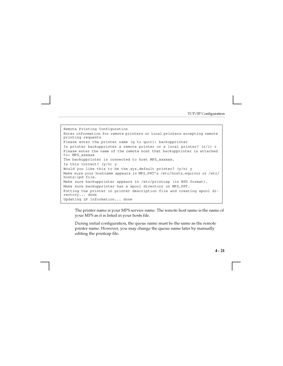 Nikon MPS1-2, MPS1-T, MPS100 manual TCP/IP Configuration 