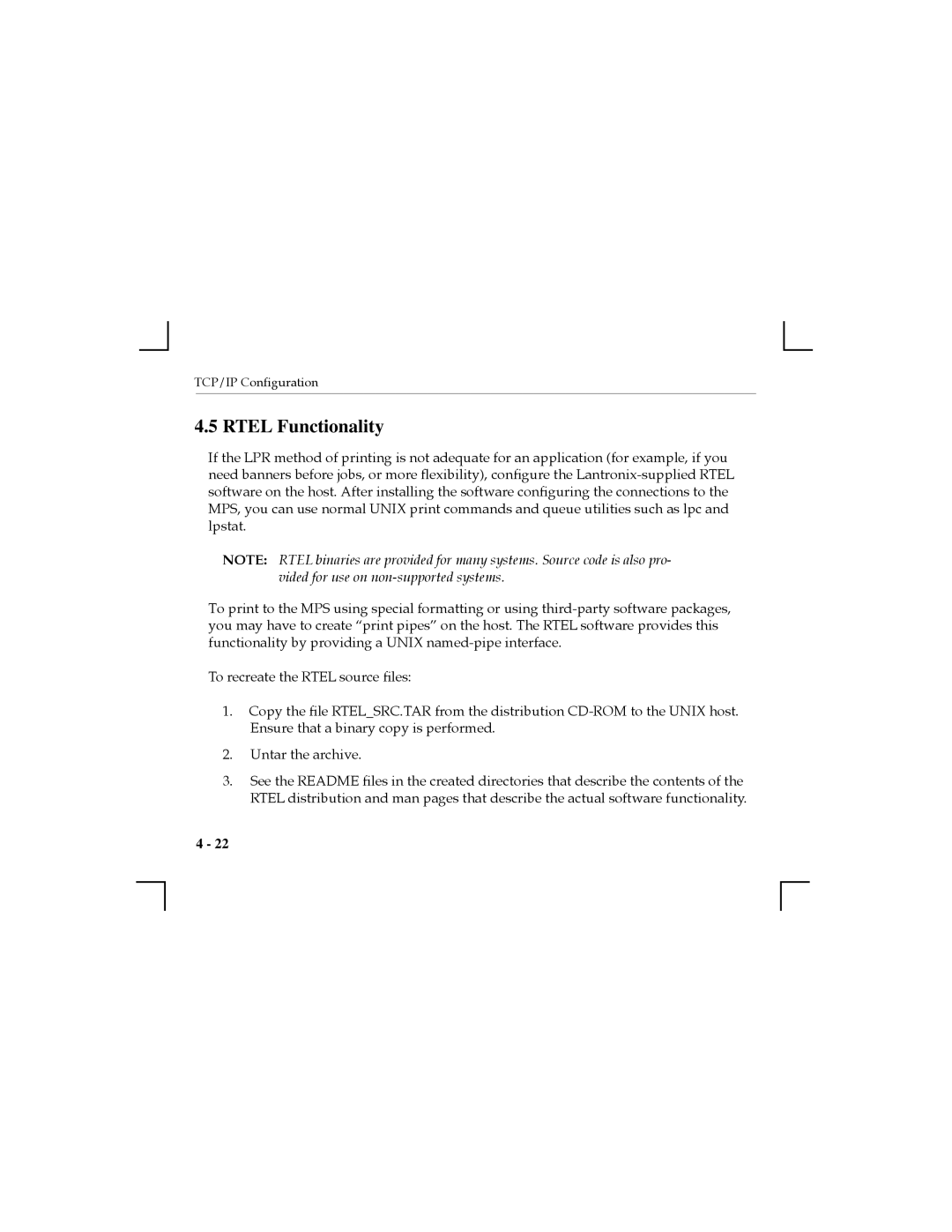 Nikon MPS1-T, MPS1-2, MPS100 manual Rtel Functionality 