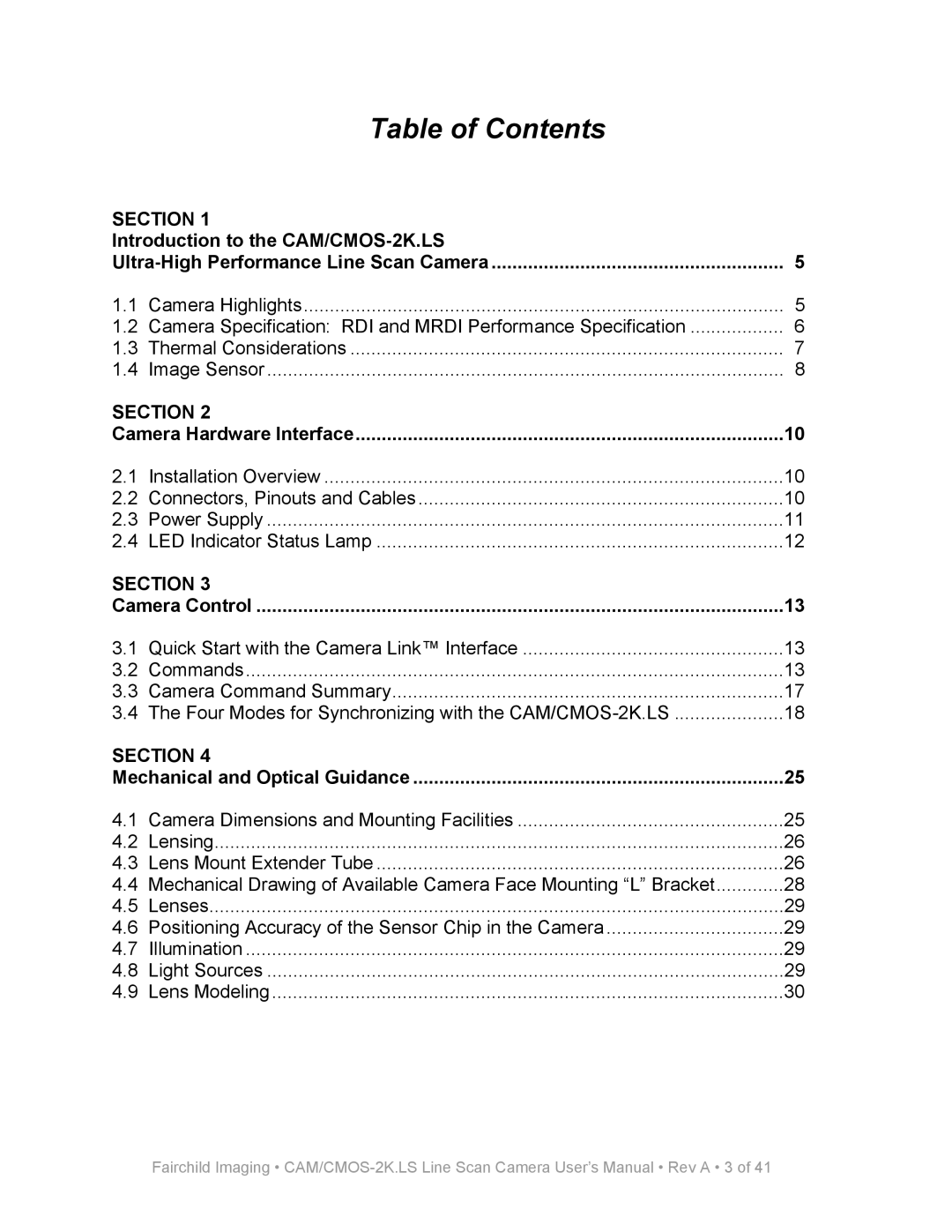 Nikon MRDI user manual Table of Contents 