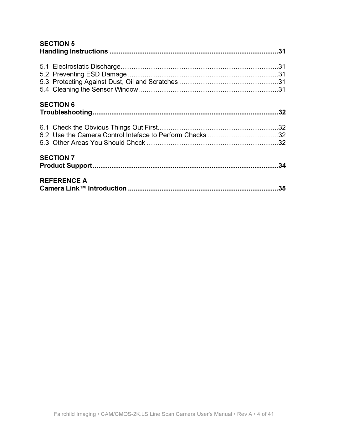 Nikon MRDI user manual Handling Instructions, Troubleshooting, Product Support, Camera Link Introduction 