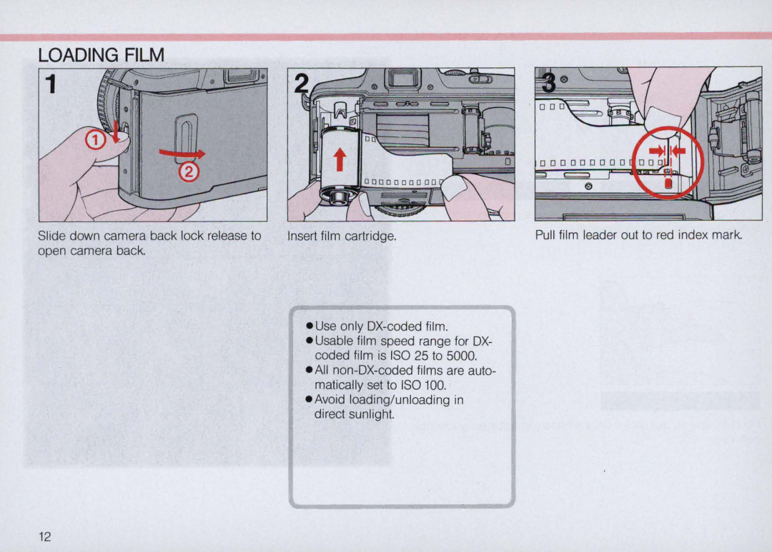 Nikon N5005 instruction manual Loading Film 