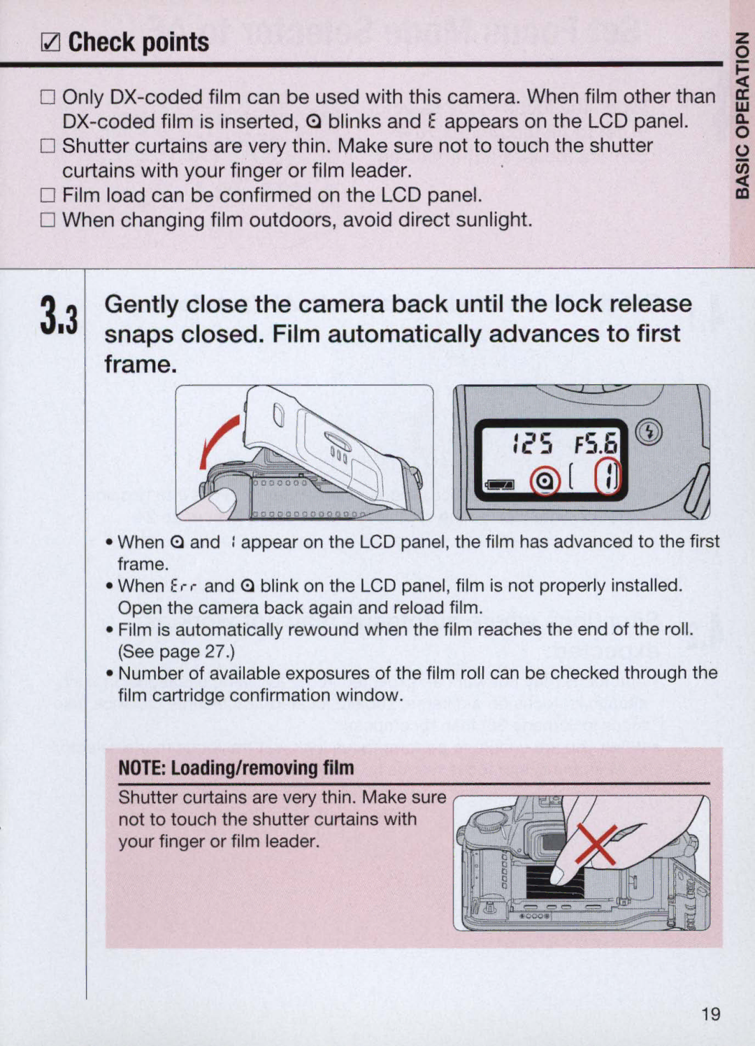 Nikon N60 instruction manual 1ZI Check points, Ffi 