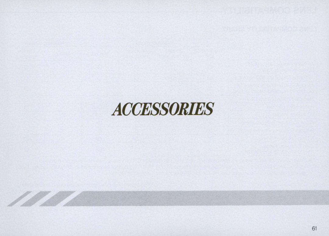 Nikon N6000 instruction manual Accessories 